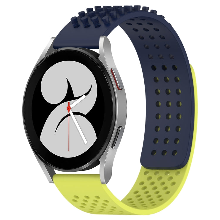 20mm 孔透氣 3D 點矽膠錶帶，適用於 Samsung Galaxy Watch 4 44mm，適用於 Samsung Galaxy Watch 4 40mm，適用於 Samsung Galaxy Watch 4 Classic 46mm