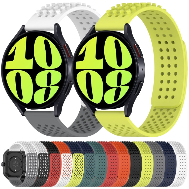 20mm 孔透氣 3D 點矽膠錶帶，適用於 Samsung Galaxy Watch 5 44mm，適用於 Samsung Galaxy Watch 5 Pro 45mm，適用於 Samsung Galaxy Watch 5 40mm