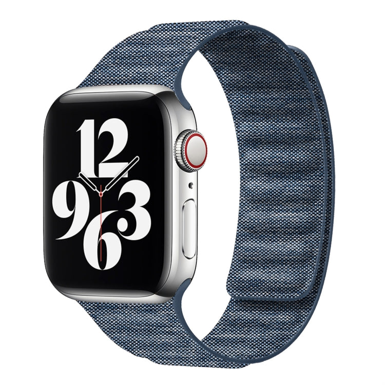 丹寧磁性錶帶，適用於 Apple Watch Ultra 49mm，Apple Watch 8 41mm，Apple Watch 8 45mm，Apple Watch SE 2022 40mm，Apple Watch SE 2022 44mm，Apple Watch 7 41mm，Apple Watch 7 45mm，Apple Watch SE 40mm