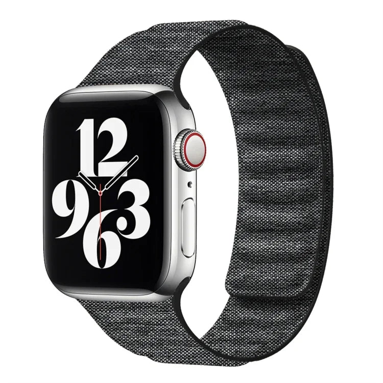 丹寧磁吸錶帶，適用於 Apple Watch 6 40mm，適用於 Apple Watch 6 44mm，適用於 Apple Watch 5 44mm，適用於 Apple Watch 5 40mm，適用於 Apple Watch 4 44mm，適用於 Apple Watch 4 40mm，適用於 Apple Watch 3 38mm，適用於 Apple Watch 3 42mm
