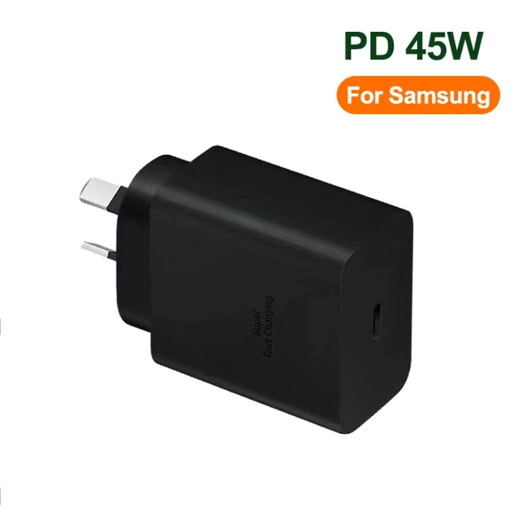 M135 PPS / PD 45W USB-C / Type-C 埠快速充電器，澳規插頭，澳規插頭