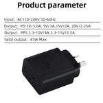 M135 PPS / PD 45W USB-C / Type-C 埠快速充電器，澳規插頭，澳規插頭