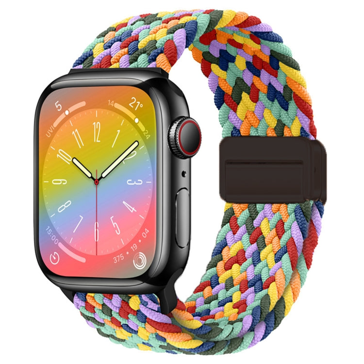Nylon Woven Magnetic Fold Buckle Watch Band, For Apple Watch SE 2023 44mm, For  Apple Watch SE 2023 40mm
