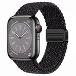 尼龍織磁吸折疊扣錶帶，適用於 Apple Watch Series 3 38mm，適用於 Apple Watch Series 3 42mm