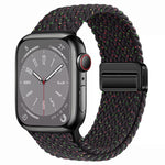 尼龍織磁吸折疊扣錶帶，適用於 Apple Watch Series 3 38mm，適用於 Apple Watch Series 3 42mm