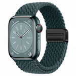 尼龍織磁吸折疊扣錶帶，適用於 Apple Watch Series 3 38mm，適用於 Apple Watch Series 3 42mm