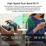 LB-LINK WR1300H 全千兆端口 1200M 高速雙頻 5G WiFi 中繼器無線路由器