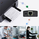 WAVLINK NU72P11 100Mbps 網路印表機伺服器 USB 2.0 網路印表機電源適配器，美規插頭，英規插頭，歐規插頭，澳規插頭