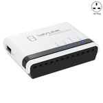 WAVLINK NU516U1 USB2.0 無線印表機伺服器，具 10 / 100Mbps LAN / WiFi 橋接功能，美規插頭，英規插頭，歐規插頭，澳規插頭