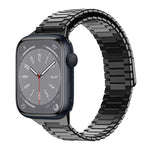 竹紋磁性不鏽鋼金屬錶帶，適用於 Apple Watch Series 8 41mm，適用於 Apple Watch Series 8 45mm，適用於 Apple Watch SE 2022 40mm，適用於 Apple Watch SE 2022 44mm，適用於 Apple Watch Series 7 41mm，適用於 Apple Watch Series 7 45mm