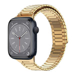 竹紋磁性不鏽鋼金屬錶帶，適用於 Apple Watch Series 8 41mm，適用於 Apple Watch Series 8 45mm，適用於 Apple Watch SE 2022 40mm，適用於 Apple Watch SE 2022 44mm，適用於 Apple Watch Series 7 41mm，適用於 Apple Watch Series 7 45mm