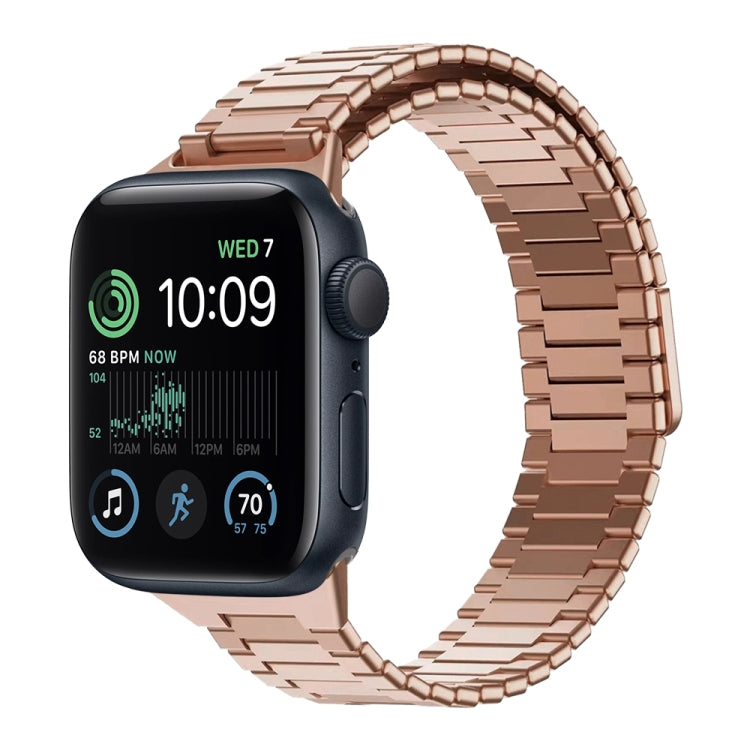 竹紋磁性不鏽鋼金屬錶帶，適用於 Apple Watch Series 8 41mm，適用於 Apple Watch Series 8 45mm，適用於 Apple Watch SE 2022 40mm，適用於 Apple Watch SE 2022 44mm，適用於 Apple Watch Series 7 41mm，適用於 Apple Watch Series 7 45mm