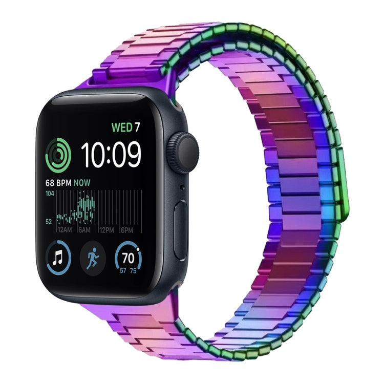 竹紋磁性不鏽鋼金屬錶帶，適用於 Apple Watch Series 8 41mm，適用於 Apple Watch Series 8 45mm，適用於 Apple Watch SE 2022 40mm，適用於 Apple Watch SE 2022 44mm，適用於 Apple Watch Series 7 41mm，適用於 Apple Watch Series 7 45mm
