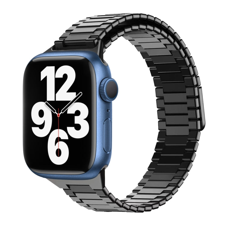 竹紋磁性不鏽鋼金屬錶帶，適用於 Apple Watch Series 8 41mm，適用於 Apple Watch Series 8 45mm，適用於 Apple Watch SE 2022 40mm，適用於 Apple Watch SE 2022 44mm，適用於 Apple Watch Series 7 41mm，適用於 Apple Watch Series 7 45mm