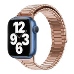 竹紋磁性不鏽鋼金屬錶帶，適用於 Apple Watch Series 8 41mm，適用於 Apple Watch Series 8 45mm，適用於 Apple Watch SE 2022 40mm，適用於 Apple Watch SE 2022 44mm，適用於 Apple Watch Series 7 41mm，適用於 Apple Watch Series 7 45mm