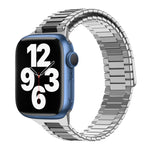 竹紋磁性不鏽鋼金屬錶帶，適用於 Apple Watch Series 8 41mm，適用於 Apple Watch Series 8 45mm，適用於 Apple Watch SE 2022 40mm，適用於 Apple Watch SE 2022 44mm，適用於 Apple Watch Series 7 41mm，適用於 Apple Watch Series 7 45mm