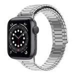 竹紋磁性不鏽鋼金屬錶帶，適用於 Apple Watch Series 6 40mm，適用於 Apple Watch Series 6 44mm，適用於 Apple Watch Series 5 44mm，適用於 Apple Watch Series 5 40mm，適用於 Apple Watch Series 4 44mm，適用於 Apple Watch Series 4 40mm
