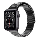 竹紋磁性不鏽鋼金屬錶帶，適用於 Apple Watch Series 6 40mm，適用於 Apple Watch Series 6 44mm，適用於 Apple Watch Series 5 44mm，適用於 Apple Watch Series 5 40mm，適用於 Apple Watch Series 4 44mm，適用於 Apple Watch Series 4 40mm