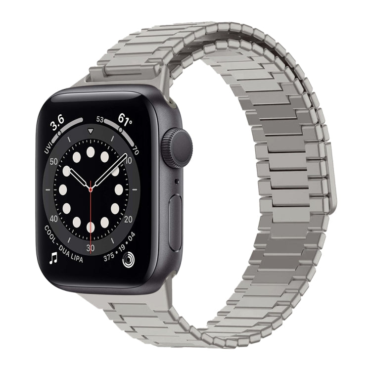 竹紋磁性不鏽鋼金屬錶帶，適用於 Apple Watch Series 6 40mm，適用於 Apple Watch Series 6 44mm，適用於 Apple Watch Series 5 44mm，適用於 Apple Watch Series 5 40mm，適用於 Apple Watch Series 4 44mm，適用於 Apple Watch Series 4 40mm