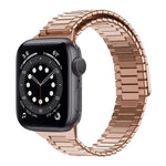 竹紋磁性不鏽鋼金屬錶帶，適用於 Apple Watch Series 6 40mm，適用於 Apple Watch Series 6 44mm，適用於 Apple Watch Series 5 44mm，適用於 Apple Watch Series 5 40mm，適用於 Apple Watch Series 4 44mm，適用於 Apple Watch Series 4 40mm