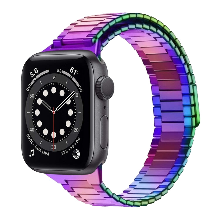 竹紋磁性不鏽鋼金屬錶帶，適用於 Apple Watch Series 6 40mm，適用於 Apple Watch Series 6 44mm，適用於 Apple Watch Series 5 44mm，適用於 Apple Watch Series 5 40mm，適用於 Apple Watch Series 4 44mm，適用於 Apple Watch Series 4 40mm