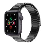 竹紋磁性不鏽鋼金屬錶帶，適用於 Apple Watch Series 6 40mm，適用於 Apple Watch Series 6 44mm，適用於 Apple Watch Series 5 44mm，適用於 Apple Watch Series 5 40mm，適用於 Apple Watch Series 4 44mm，適用於 Apple Watch Series 4 40mm