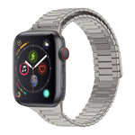 竹紋磁性不鏽鋼金屬錶帶，適用於 Apple Watch Series 6 40mm，適用於 Apple Watch Series 6 44mm，適用於 Apple Watch Series 5 44mm，適用於 Apple Watch Series 5 40mm，適用於 Apple Watch Series 4 44mm，適用於 Apple Watch Series 4 40mm