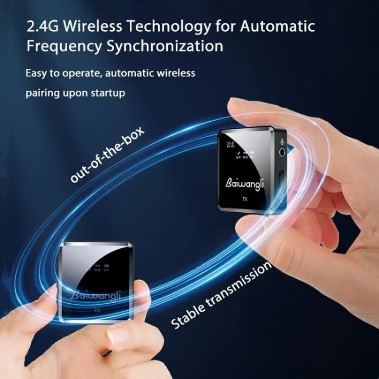 SX39 適用 iPhone 的領夾式無線降噪麥克風，含雙發射器與接收器，適用 iPhone