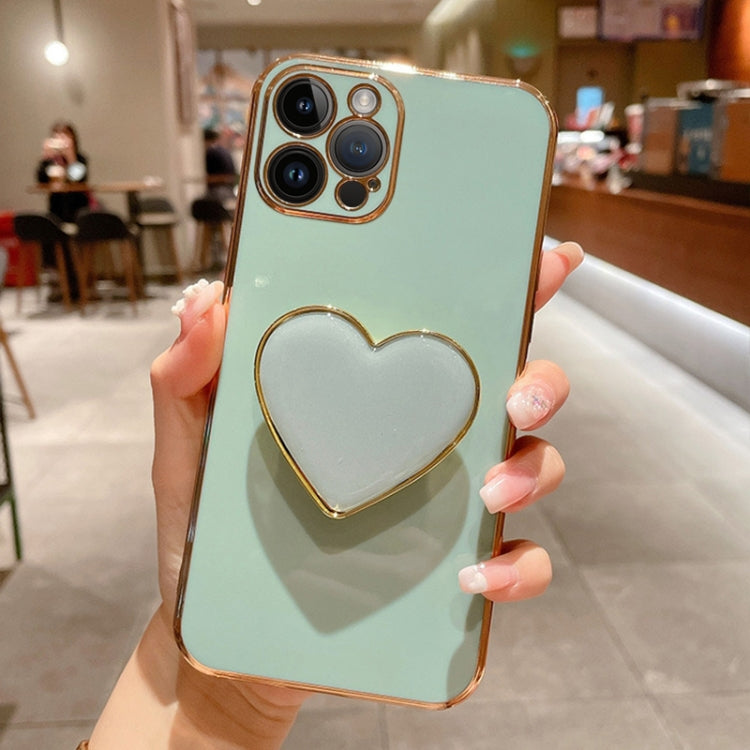 電鍍愛心指環支架 TPU 手機殼，適用於 iPhone 14 Pro Max、iPhone SE 2022 / 2020 / 7 / 8、iPhone 13 Pro Max、iPhone 13 Pro、iPhone 13、iPhone 13 mini、iPhone 12、iPhone 12 Pro Max