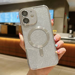 亮片電鍍 MagSafe TPU 手機殼，適用於 iPhone 11 Pro Max、iPhone 11、iPhone 11 Pro、iPhone X / XS、iPhone XR、iPhone XS Max