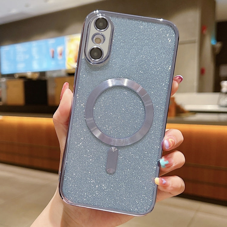 亮片電鍍 MagSafe TPU 手機殼，適用於 iPhone 11 Pro Max、iPhone 11、iPhone 11 Pro、iPhone X / XS、iPhone XR、iPhone XS Max