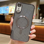 亮片電鍍 MagSafe TPU 手機殼，適用於 iPhone 11 Pro Max、iPhone 11、iPhone 11 Pro、iPhone X / XS、iPhone XR、iPhone XS Max