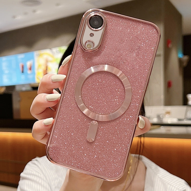亮片電鍍 MagSafe TPU 手機殼，適用於 iPhone 11 Pro Max、iPhone 11、iPhone 11 Pro、iPhone X / XS、iPhone XR、iPhone XS Max