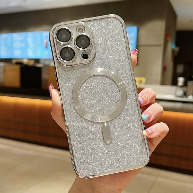 亮片電鍍 MagSafe TPU 手機殼，適用於 iPhone 16 Pro、iPhone 16 Plus、iPhone 16、iPhone 15 Pro Max、iPhone 15 Pro、iPhone 15 Plus