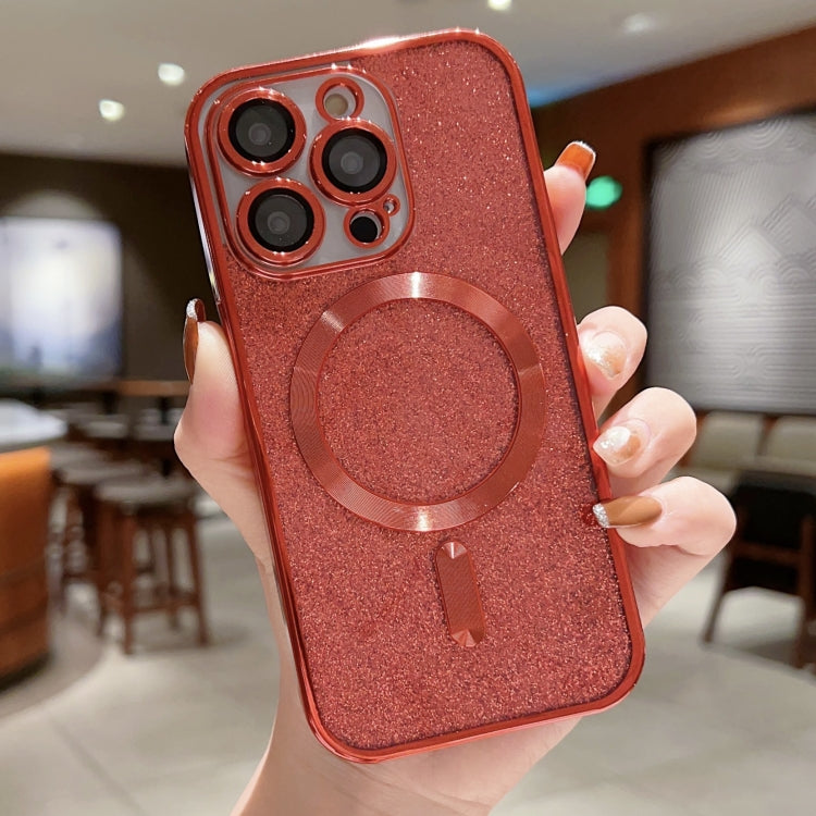亮片電鍍 MagSafe TPU 手機殼，適用於 iPhone 16 Pro、iPhone 16 Plus、iPhone 16、iPhone 15 Pro Max、iPhone 15 Pro、iPhone 15 Plus