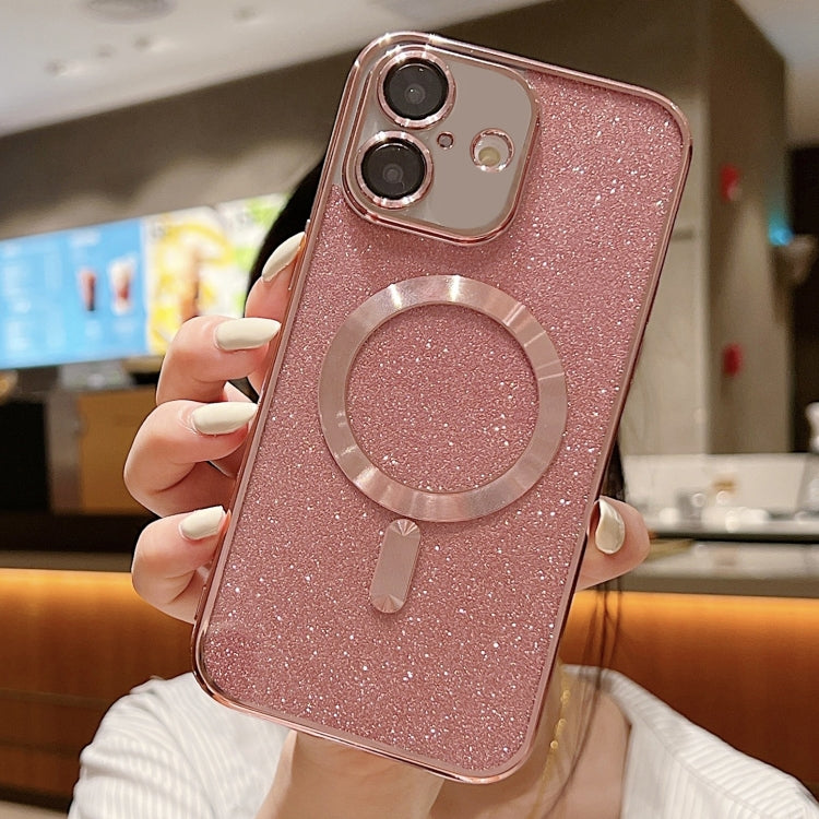 亮片電鍍 MagSafe TPU 手機殼，適用於 iPhone 16 Pro、iPhone 16 Plus、iPhone 16、iPhone 15 Pro Max、iPhone 15 Pro、iPhone 15 Plus