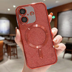 閃粉電鍍 MagSafe TPU 手機殼，適用於 iPhone 17e / 16e、iPhone 17 Pro Max、iPhone 17 Pro、iPhone 17、iPhone Air、iPhone 16 Pro Max