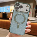 閃粉電鍍 MagSafe TPU 手機殼，適用於 iPhone 17e / 16e、iPhone 17 Pro Max、iPhone 17 Pro、iPhone 17、iPhone Air、iPhone 16 Pro Max
