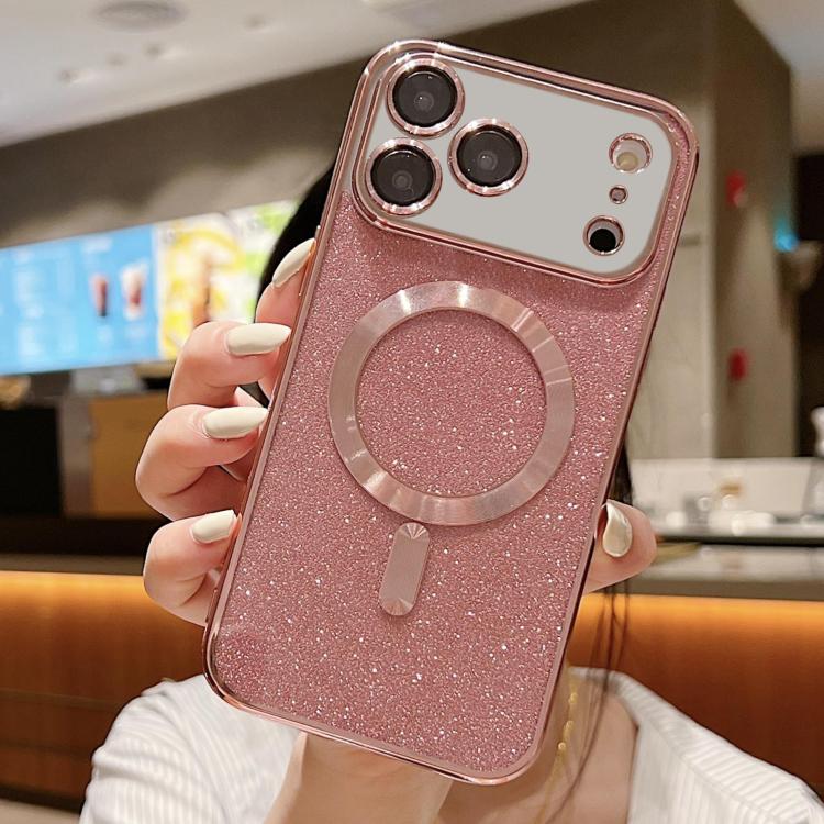 閃粉電鍍 MagSafe TPU 手機殼，適用於 iPhone 17e / 16e、iPhone 17 Pro Max、iPhone 17 Pro、iPhone 17、iPhone Air、iPhone 16 Pro Max