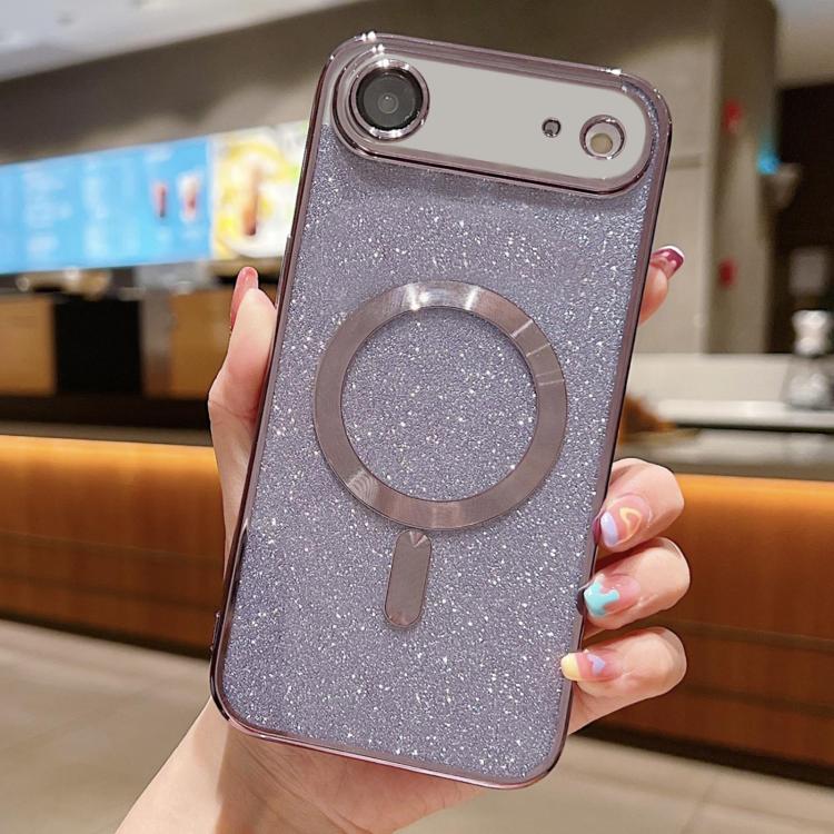 閃粉電鍍 MagSafe TPU 手機殼，適用於 iPhone 17e / 16e、iPhone 17 Pro Max、iPhone 17 Pro、iPhone 17、iPhone Air、iPhone 16 Pro Max