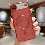 閃粉電鍍 MagSafe TPU 手機殼，適用於 iPhone 17e / 16e、iPhone 17 Pro Max、iPhone 17 Pro、iPhone 17、iPhone Air、iPhone 16 Pro Max