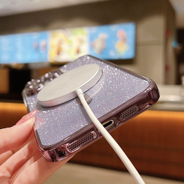 亮片電鍍 MagSafe TPU 手機殼，適用於 iPhone 11 Pro Max、iPhone 11、iPhone 11 Pro、iPhone X / XS、iPhone XR、iPhone XS Max