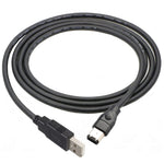 JUNSUNMAY Firewire IEEE 1394 6 針公頭轉 USB 2.0 公頭轉換線，1.8m，3m，4.5m