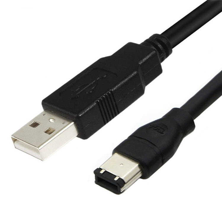 JUNSUNMAY Firewire IEEE 1394 6 針公頭轉 USB 2.0 公頭轉換線，1.8m，3m，4.5m