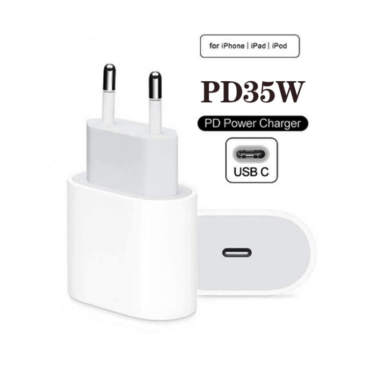 PD35W USB-C / Type-C 埠充電器 適用 iPhone / iPad 系列，歐規插頭，歐規插頭