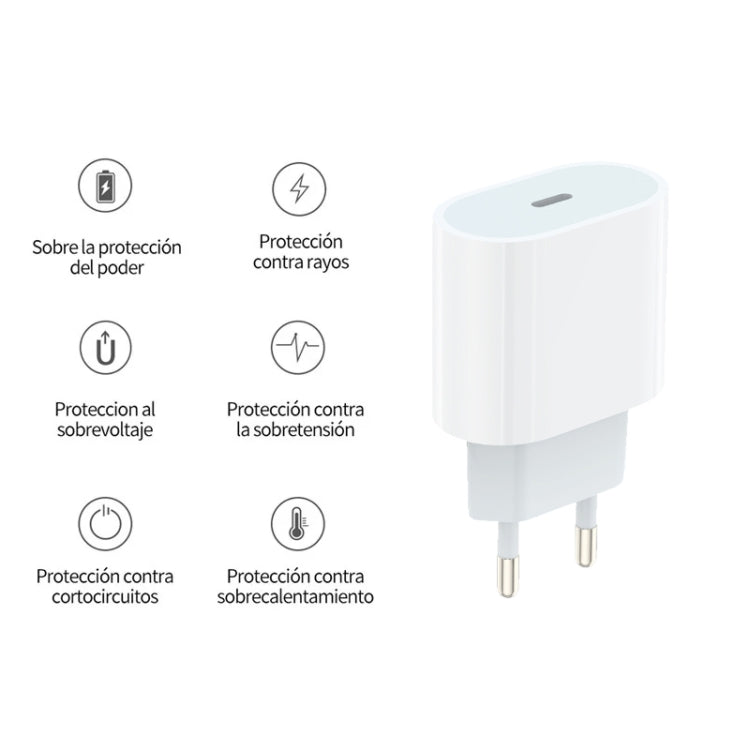 PD35W USB-C / Type-C 埠充電器 適用 iPhone / iPad 系列，歐規插頭，歐規插頭