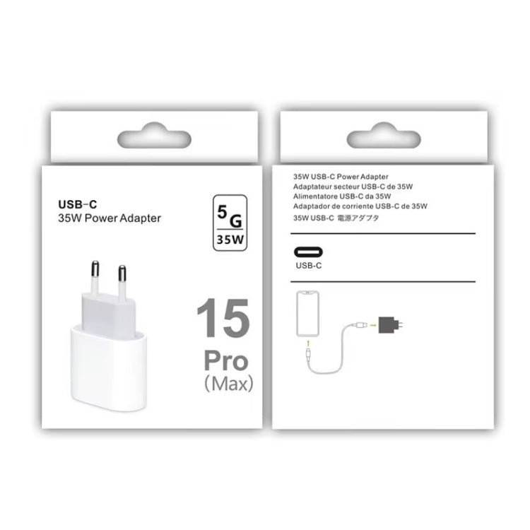 PD35W USB-C / Type-C 埠充電器 適用 iPhone / iPad 系列，歐規插頭，歐規插頭