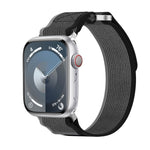 雙鉤環快拆尼龍錶帶，適用於 Apple Watch SE 2023 44mm、Apple Watch SE 2023 40mm、Apple Watch Ultra 2 49mm、Apple Watch Series 9 45mm、Apple Watch Series 9 41mm、Apple Watch Ultra 49mm、Apple Watch Series 8 4...