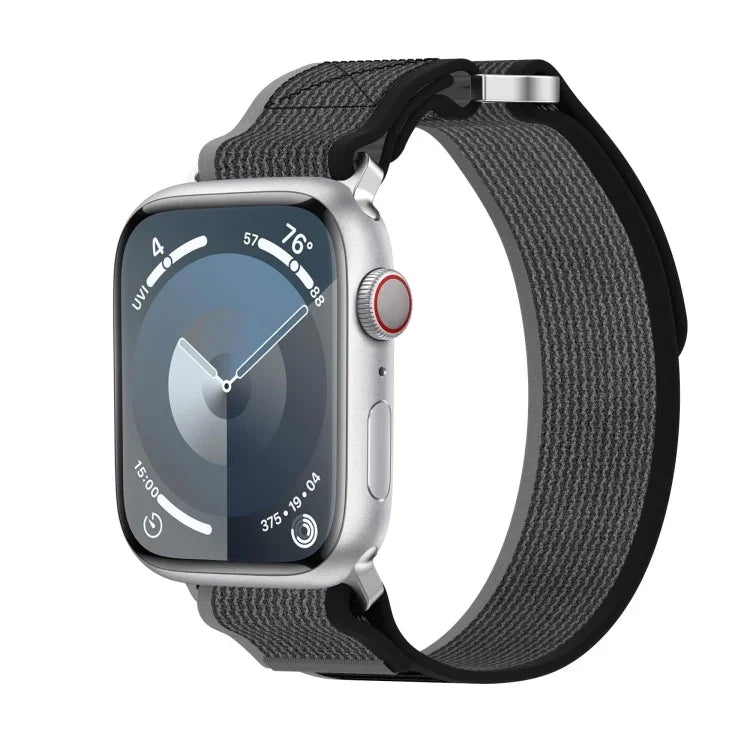 雙鉤環尼龍快拆錶帶，適用於 Apple Watch SE 40mm，適用於 Apple Watch SE 44mm，適用於 Apple Watch Series 6 40mm，適用於 Apple Watch Series 6 44mm，適用於 Apple Watch Series 5 44mm，適用於 Apple Watch Series 5 40mm，適用於 Apple Watch 4 44mm