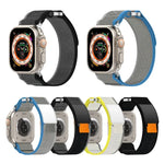 雙鉤環尼龍快拆錶帶，適用於 Apple Watch SE 40mm，適用於 Apple Watch SE 44mm，適用於 Apple Watch Series 6 40mm，適用於 Apple Watch Series 6 44mm，適用於 Apple Watch Series 5 44mm，適用於 Apple Watch Series 5 40mm，適用於 Apple Watch 4 44mm
